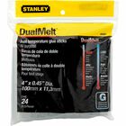Stanley Dual Temperature Glue Sticks - Clear - 24 / Pack BOSGS20DT