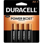Duracell Coppertop Alkaline AA Batteries - For Multipurpose - AA - 1.5 V DC - 4 / Pack DURMN1500B4Z