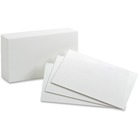 Oxford Plain Index Cards - 3" x 5" - 85 lb Basis Weight - Sustainable Forestry Initiative (SFI) - White - 100 / Pack OXF30