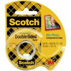 Scotch Removable Double-Sided Tape - 3/4"W - 11.11 yd Length x 0.75" Width - 1" Core - Clear - Acrylic - Dispenser Included - Handheld Dispenser - Long Lasting - For Cut-and-paste - 1 Roll MMM667