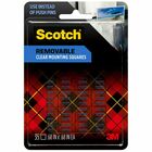 Scotch Mounting Squares - 0.69" Length x 0.69" Width - Gray - Stain Resistant - For Mounting - 35 / Pack MMM859