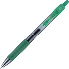 Pilot G2 Retractable Gel Ink Rollerball Pens - 0.7 mm Fine Pen Point - Refillable - Retractable - Green Ink - Gel-based - Clear Barrel - 1 Dozen PIL31025