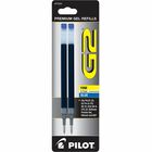 Pilot G2 Premium Gel Ink Pen Refills - 0.70 mm , Fine Point - Blue Ink - Smear Proof - 2 / Pack PIL77241