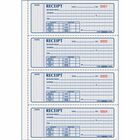Rediform 3-part Carbonless Money Receipt Book - 100 Sheet(s) - Book Bound - 3 Part - Carbonless Copy - 7" x 2.75" Sheet Size - Assorted Sheet(s) - Red, Blue Print Color - 1 Each RED8L808