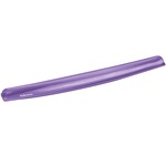 Fellowes Gel Wrist Rest - Crystals, Purple - 0.63" Height x 18.50" Width x 2.25" Depth - Purple - Gel, Rubber, Cloth - Stain Resistant, Skid Proof - 1 FEL91437