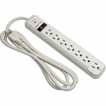 Tripp Lite series Protect It! STRIKER 7-Outlet Surge Suppressor - Gray - NEMA 5-15P - 7 x NEMA 5-15R - 1800 VA - 1080 J - 120 V AC Input - 120 V AC Output - 6 ft TRPSTRIKER