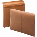 Smead Letter Recycled File Wallet - 8 1/2" x 11" - 600 Sheets Capacity - 2" Expansion - 12.5 pt. - Redrope - Redrope - Elastic Closure, Heavy Duty, Flap Closure - 30% Recycled - 1 Each SMD77243
