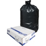 100 x White Square Waste Basket Bags 33L Office Rubbish Bin Liners 15x24x24 Inch 