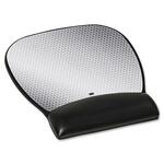 3M Gel Mouse Pad - 0.75" Height x 8.75" Width x 9.75" Depth - Black - Gel - 1 MMMMW310LE