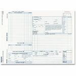 Rediform 4P489 Polypack Auto Repair Order Form - 4 Part - Carbonless Copy - 8.50" x 11" Form Size - White, Yellow, Pink - 5 / Pack RED4P489