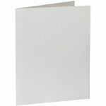 TOPS Letter Pocket Folder - 8 1/2" x 11" - 100 Sheets Capacity - 2 Internal Pocket - 11 pt. - Gray - Textured, Die-cut, CD Holder - 0% Fiber Recycled - 25 / Box OXF53405