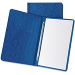 Oxford Letter Recycled Report Cover - 3" Folder Capacity - 8 1/2" x 11" - 2 x Prong Fastener - Dark Blue - Reinforced Hinge, Embossed - 30% Recycled - 1 Each OXF12902