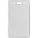 Advantus Proximity Card Vertical Badge Holder - 2.4" Width x 3.4" Length - Vinyl - Clear - 50 / Pack AVT75451