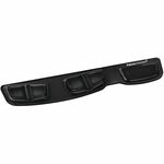 Fellowes Keyboard Palm Support with Microban&reg; Protection - 0.63" Height x 18.25" Width x 3.38" Depth - Black - Polyurethane - 1 FEL9183201