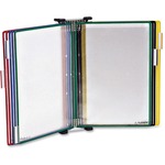 Tarifold Reference Wall Display Unit - 10 Panels - Support Letter 8.50" x 11" Media - Wire-reinforced - Assorted - Metal - 1 Each TFIW291