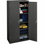 HON Brigade 5-Shelf Storage Cabinet - 36" Width x 18.1" Depth x 72" Height - 5 x Shelf(ves) - 2 x Door(s) - 250 lb Load Capacity - Lockable, Reinforced, Sturdy, Durable, Leveling Glide, Reinforced Door, Heavy Duty, Temperature Resistant - Charcoal - Steel HONSC1872S