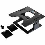 3M Ergonomic Notebook Riser - 6" Height x 13" Width x 13" Depth - Black - 1 Each MMMLX500