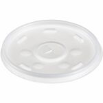 Dart Translucent Slotted Foam Cup Lids - Plastic - Translucent - 1000 / Carton DCC12SL