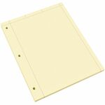 Roaring Spring 5x5 Grid Engineering Pad - 100 Sheets - 200 Pages - Printed - Glued - Back Ruling Surface - 3 Hole(s) - 20 lb Basis Weight - 75 g/m² Grammage - Letter - 11" x 8 1/2" Sheet Size - 0.40" Height x 8.5" Width x 11" Length - Buff Paper - Po ROA95182