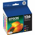 Epson DURABrite No. 126 Original Inkjet Ink Cartridge - Cyan, Magenta, Yellow - 3 / Pack - Inkjet - Cyan, Magenta, Yellow - 1 Each EPST126520S