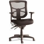 Alera Elusion Chair - Black Seat Color - Fabric Seat Material - Black Back Color - Mesh Back Material - Black Frame Color - Nylon Frame Material - Mid Back - 5-star Base - Armrest - 1 Each ALEEL42ME10B