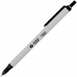 Business Source Retractable Ballpoint Pens - Medium Pen Point - Retractable - Black Ink - Gray Barrel - 12 / Dozen BSN25050