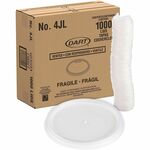 Dart 4 oz HIPS Plastic Vented Lid - Translucent - 2.7" Diameter - High Impact Polystyrene (HIPS), Plastic - Translucent - 1 Carton DCC4JL