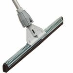 Unger SmartFit Heavy-Duty WaterWand - Foam Rubber Blade - 2.5" Height x 9.1" Width x 22" Length - Heavy Duty, Bacteria Resistant, Oil Resistant, Durable, Slip Resistant, Long Lasting - Compatible with Concrete - Black, Gray - 1Each UNGHM22A