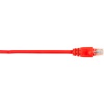 Black Box Connect Cat.5e UTP Patch Network Cable - 5 ft Category 5e Network Cable for Network Device - First End: 1 x RJ-45 Network - Male - Second End: 1 x RJ-45 Network - Male - 1 Gbit/s - Patch Cable - Gold Plated Contact - CM - 26 AWG - Red - 1 Each BBNCAT5EPC005RD