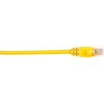 Black Box Connect Cat.5e UTP Patch Network Cable - 5 ft Category 5e Network Cable for Network Device - First End: 1 x RJ-45 Network - Male - Second End: 1 x RJ-45 Network - Male - 1 Gbit/s - Patch Cable - Gold Plated Contact - CM - 26 AWG - Yellow - 1 Eac BBNCAT5EPC005YL