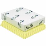 SKILCRAFT&reg; Dual Purpose Copy Paper - 84 Brightness - Letter - 8 1/2" x 11" - 20 lb Basis Weight - Double-sided, Acid-free - Yellow - 10 / Box NSN1476811