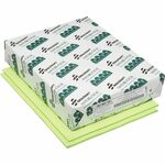 SKILCRAFT&reg; Colored Copier Paper - Letter - 8 1/2" x 11" - 20 lb Basis Weight - Process Chlorine-free - Neon Green - 500 Sheets - 500 Sheets per Ream - 500 / Ream NSN3982682