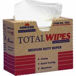 SKILCRAFT&reg; Total Wipes Multipurpose Wiping Towels - For Office, Hospital, Multipurpose - 16.50" Length x 10" Width - Medium Duty, Absorbent, Reinforced, Tear Resistant, Grease Resistant, Grime Resistant, Spill Resistant - White - 150 / Box NSN4487053
