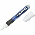 SKILCRAFT&reg; Paint Markers - White Ink - Oil Based - Fiber Tip - 6 / Pack NSN5889102