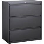 Lorell Fortress Series Lateral File - 36" Width x 18.8" Depth x 40.1" Height - 3 x Drawer(s) for File - A4, Legal, Letter - Lateral - Anti-tip, Security Lock, Ball Bearing Slide, Reinforced Base, Leveling Glide, Interlocking, Hanging Rail, Magnetic Label  LLR66207