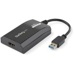  StarTech.com USB 3.0 to Dual HDMI Adapter - 4K & 1080p -  External Graphics Card - USB-A to Dual HDMI Monitor Display Adapter for  Windows - Black : Electronics