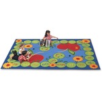 Carpets for Kids&reg; Premium ABC Rectangle Caterpillar Rug - 70" Length x 53" Width - Rectangle CPT2201
