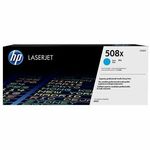 HP 508X Original Toner Cartridge - Single Pack - Laser - High Yield - 9500 Pages - Cyan - 1 Each HEWCF361X