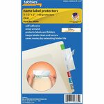 Tabbies Self-adhesive File Folder Label Protectors - For 3 1/2" x 2" Sheet - Rectangular - Clear - 100/Pack - 5 / Box TAB58385BX