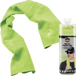 Ergodyne Evaporative Cooling Towel - High Visibility Lime - 1 Each EGO12439