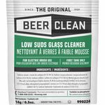 Diversey Beer Clean Low Suds Glass Cleaner - For Glassware - Concentrate - Powder - 0.50 oz (0.03 lb) - Odorless - White - 100 / Carton DVO990224