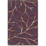 Flagship Carpets Plum Wine Moreland Design Rug - 72" Length x 48" Width - Plum Wine - Nylon FCIFM22422A