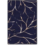 Flagship Carpets Nantucket Blue Moreland Design Rug - 72" Length x 48" Width - Dark Blue - Nylon FCIFM22522A