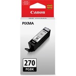 Canon PGI-270 Original Inkjet Ink Cartridge - Pigment Black - 1 Each - Inkjet - Pigment Black - 1 Each CNMPGI270PGBK