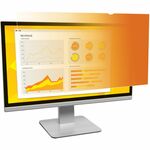 3M Gold Privacy Filter Gold, Glossy - For 23" Widescreen LCD Monitor - 16:9 - Scratch Resistant, Dust Resistant - 1 Each MMMGF230W9B