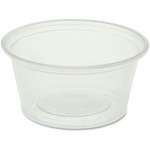 Genuine Joe 2 oz Portion Cups - 2 fl oz - Clear - Polystyrene - Beverage, Sauce - 50/Bag - 50 / Carton GJO19062