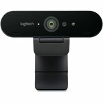 Logitech BRIO Webcam - 90 fps - Black - USB 3.0 - 4096 x 2160 Video - Auto-focus - Clip, Tripod Mount - 5x Digital Zoom - Microphone - For Notebook, Monitor LOG960001105