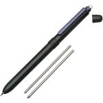 SKILCRAFT&reg; B3 Aviator Multifunction Pen - 0.5 mm Medium Pen Point - Black, Blue Ink - Steel Barrel - 1 Each NSN6559036