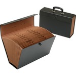 SKILCRAFT&reg; Legal Box File - 8 1/2" x 14" - Black - 1 / Each NSN6598744