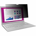 3M High Clarity Privacy Filter Black, Glossy - For 15.4" Widescreen LCD 2 in 1 Notebook - 16:10 - Scratch Resistant, Dust Resistant - 1 Each MMMHCNAP002
